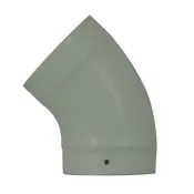 135 degree swept elbow stove pipe sage green enamel range