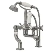 deck mounted bath shower mixer taps nickel range