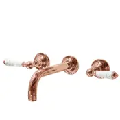 wall mounted basin mixer taps copper range