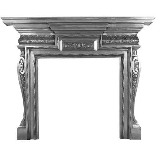Knightsbridge Full Polish Cast Iron Fireplace Surround