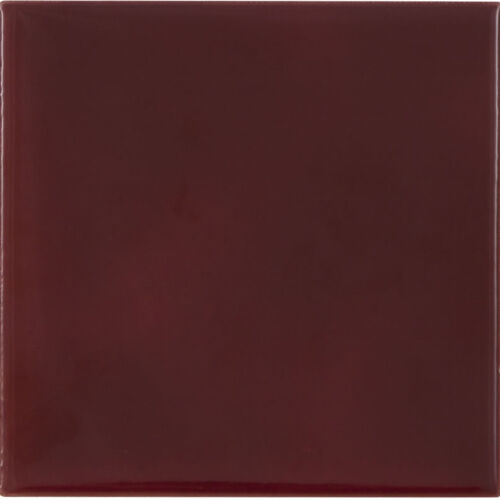 Set of 10 Plain Dark Red Tiles