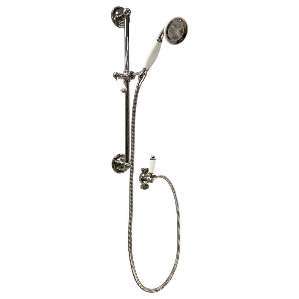 Milton Handheld Shower With Slider Diverter in Nickel