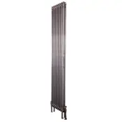 new york 2 column 8 section steel radiator bare metal range