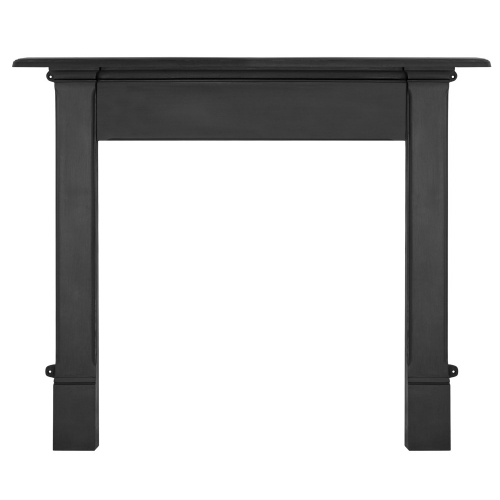 Alice Black Cast Iron Fireplace Surround