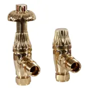 crocus thermostatic valve brass lacquered range