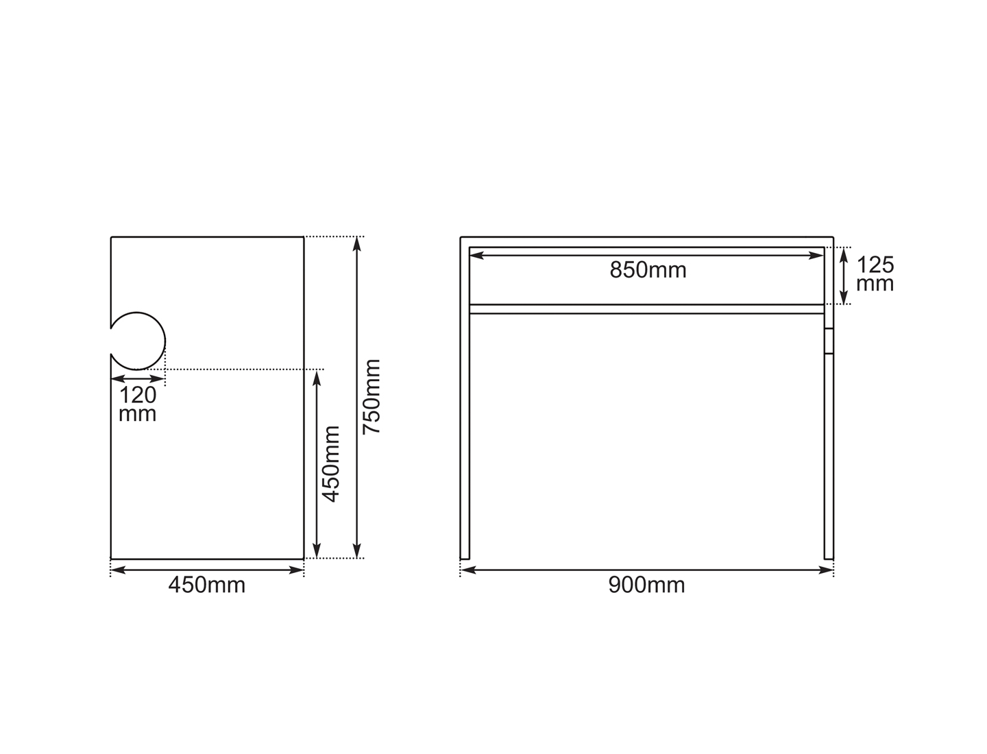 Cirque Basin Stand Medium Measurements