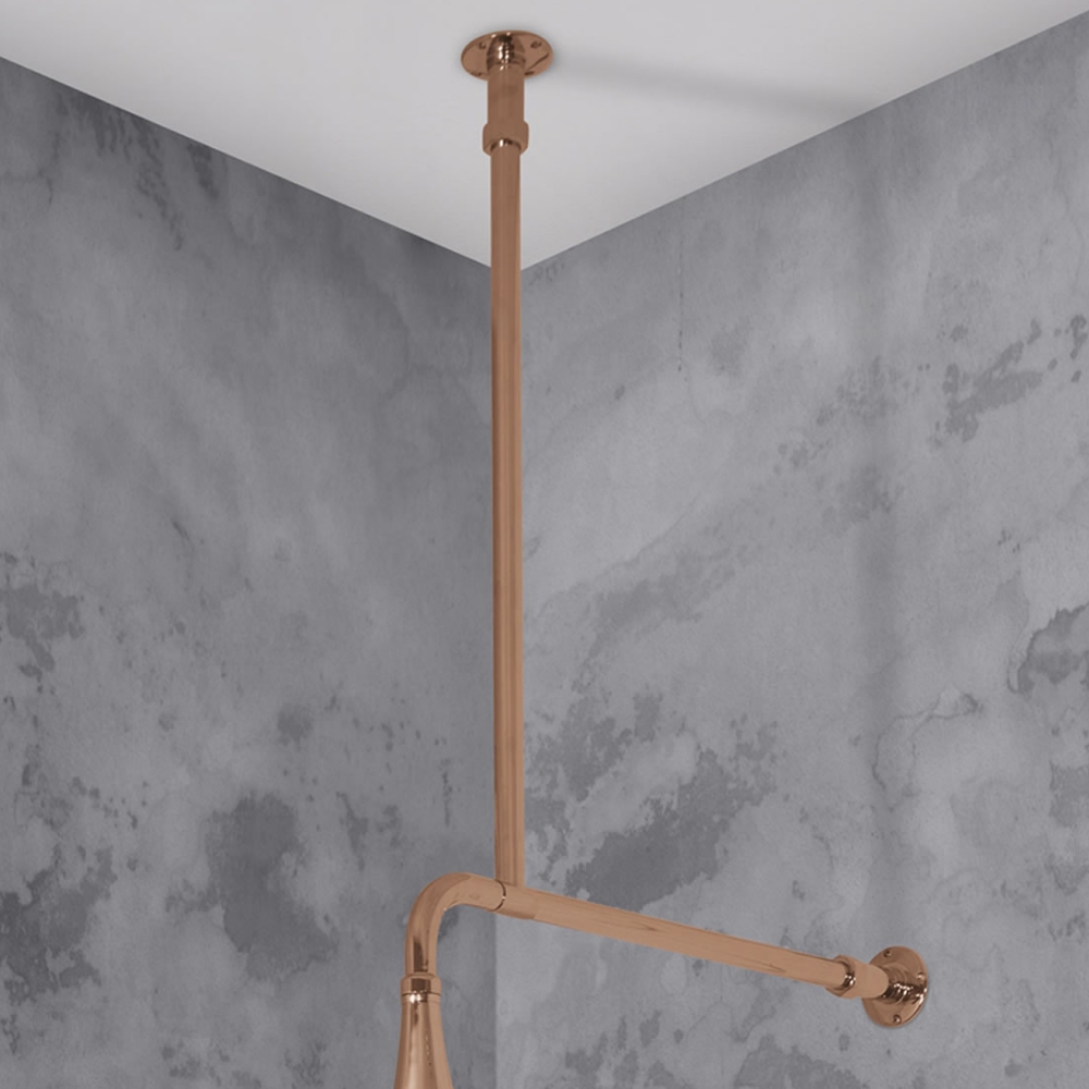 Copper Shower Arm