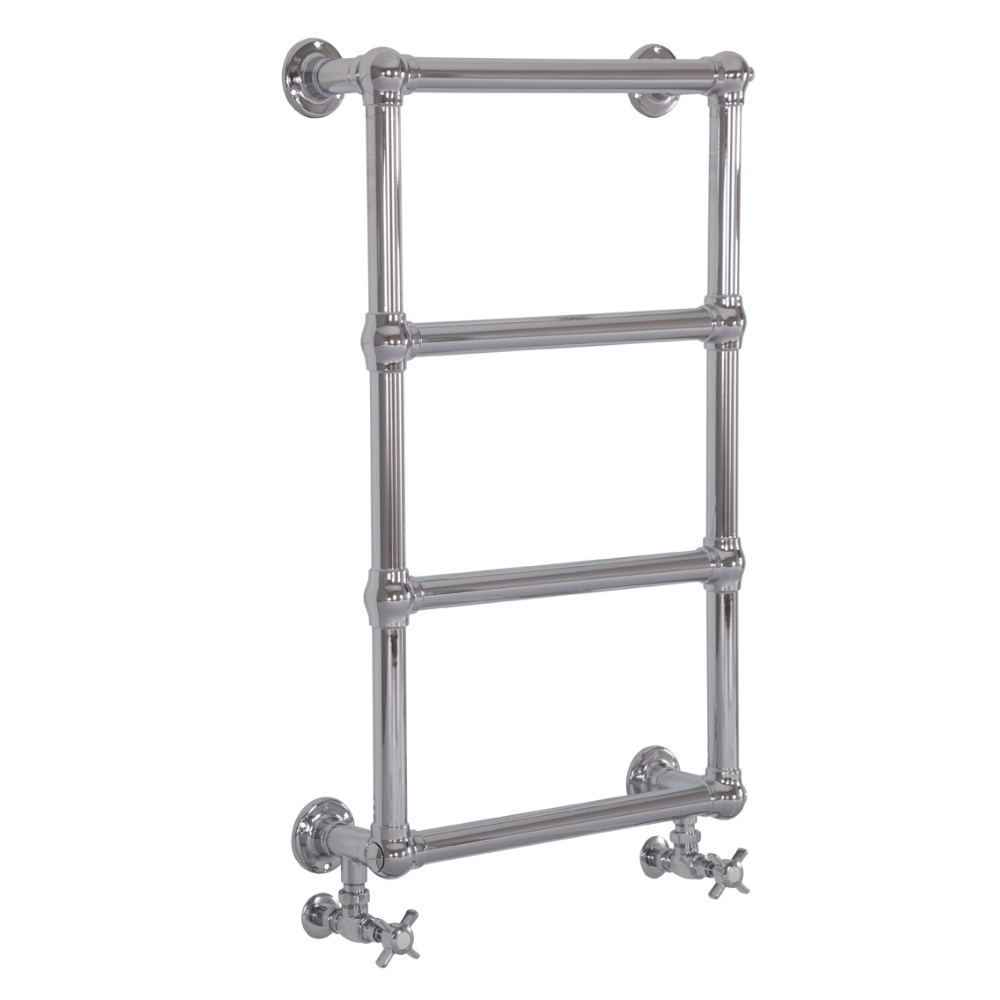 Bassingham Steel Wall Mounted Towel Rail Chrome 770mm x 500mm
