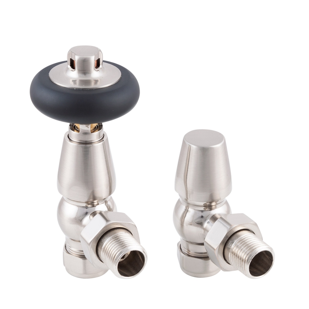 Kingsgrove 15mm Inlet Thermostatic Satin Nickel Valve Set
