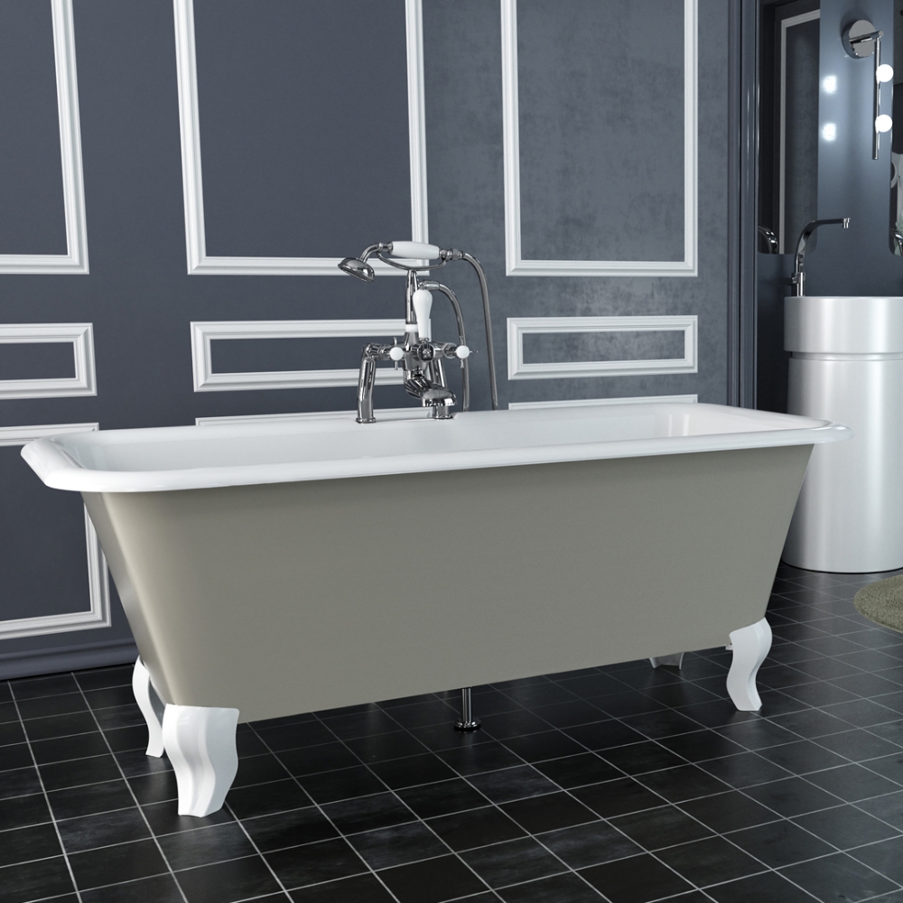Modena Roll Top Cast Iron Bath