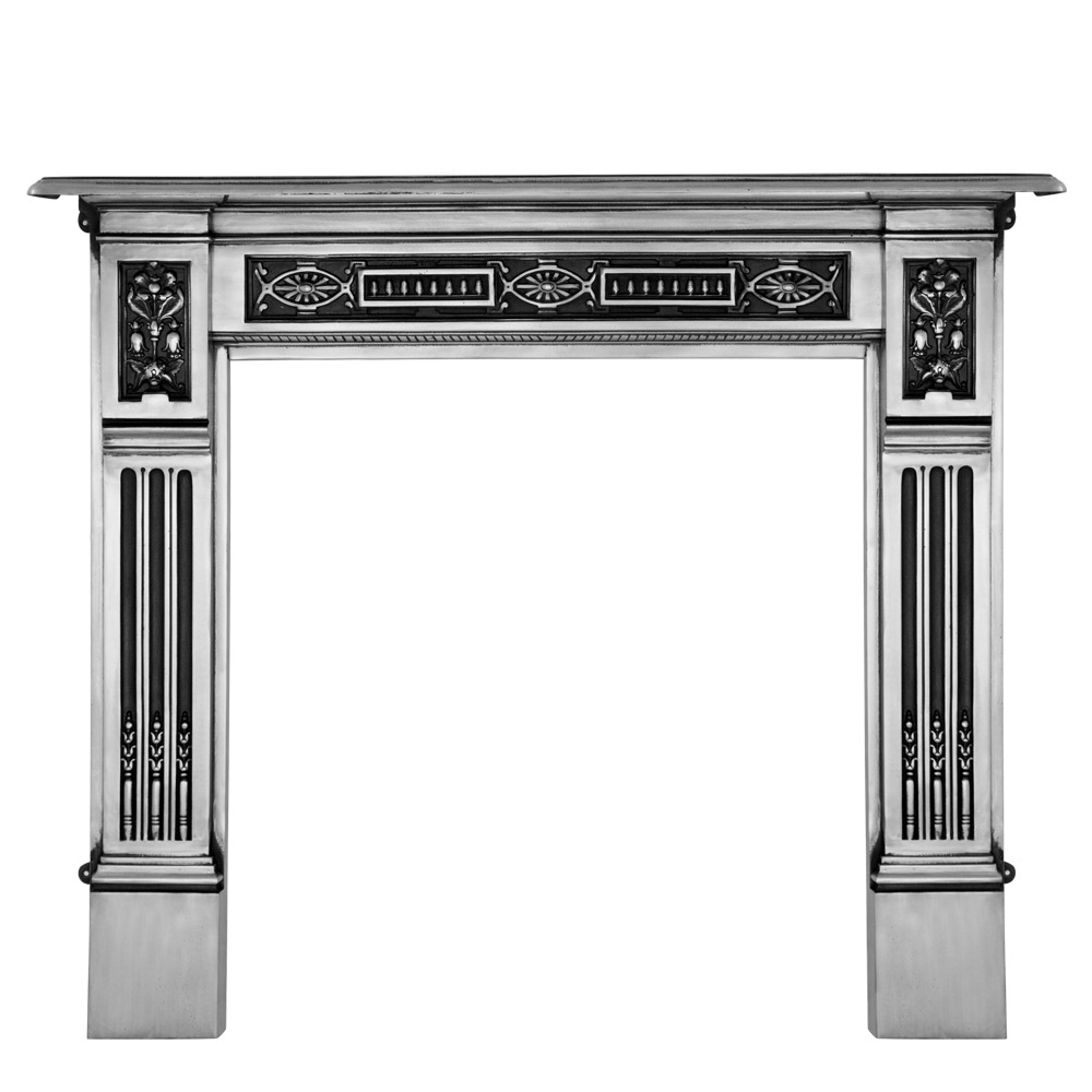 Albert Full Polish Cast Iron Fireplace Surround