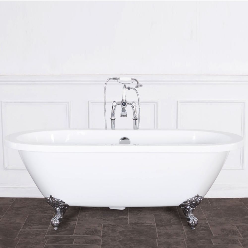 Matlock Acrylic Bath With Chrome Feet