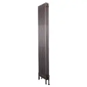 new york 3 column 8 section steel radiator bare metal range