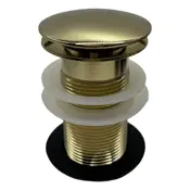 basin waste click clack brass range