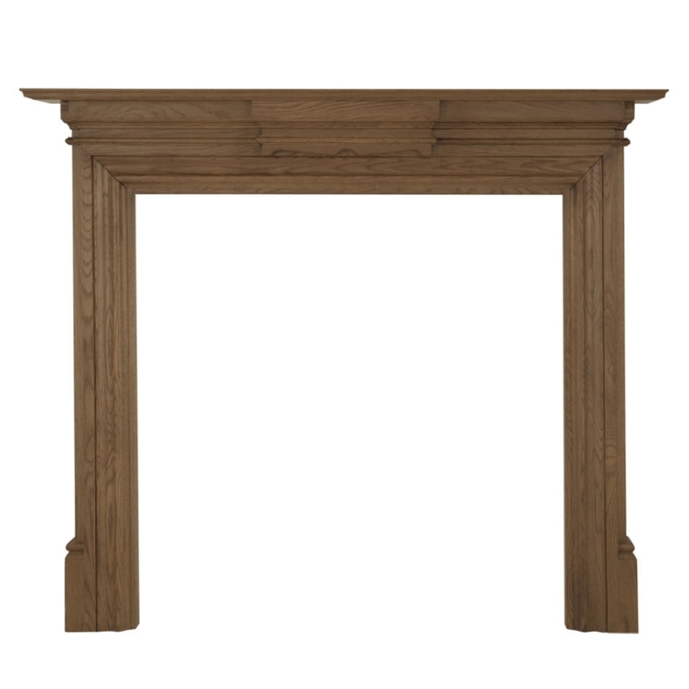 Grand Waxed Solid Oak Fireplace Surround