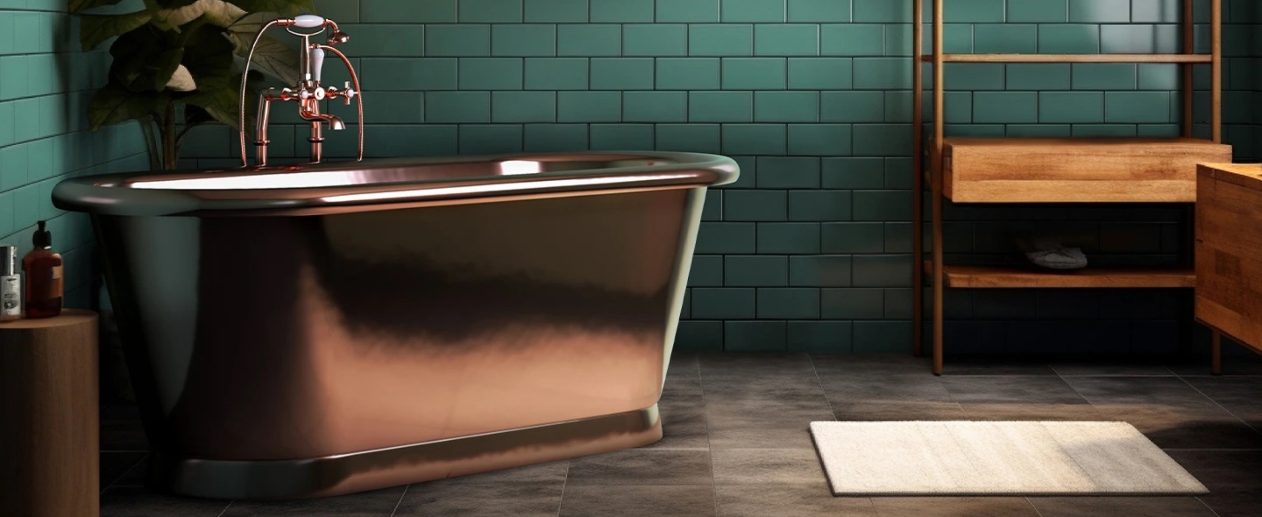 Siena Copper Bath Tub