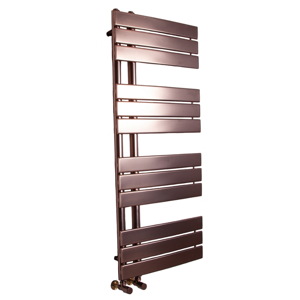 Seattle 12 Rail Towel Rail Brushed Bronze