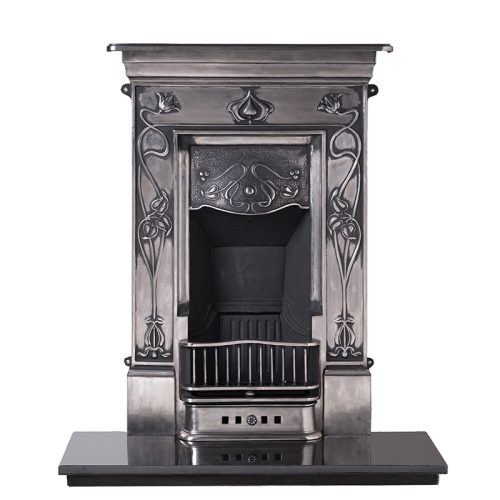 Crocus Cast Iron Combination Fireplace - Full Polish