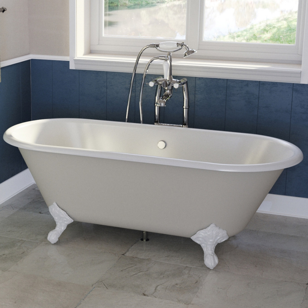 Dryden Cast Iron Hurlingham Bath