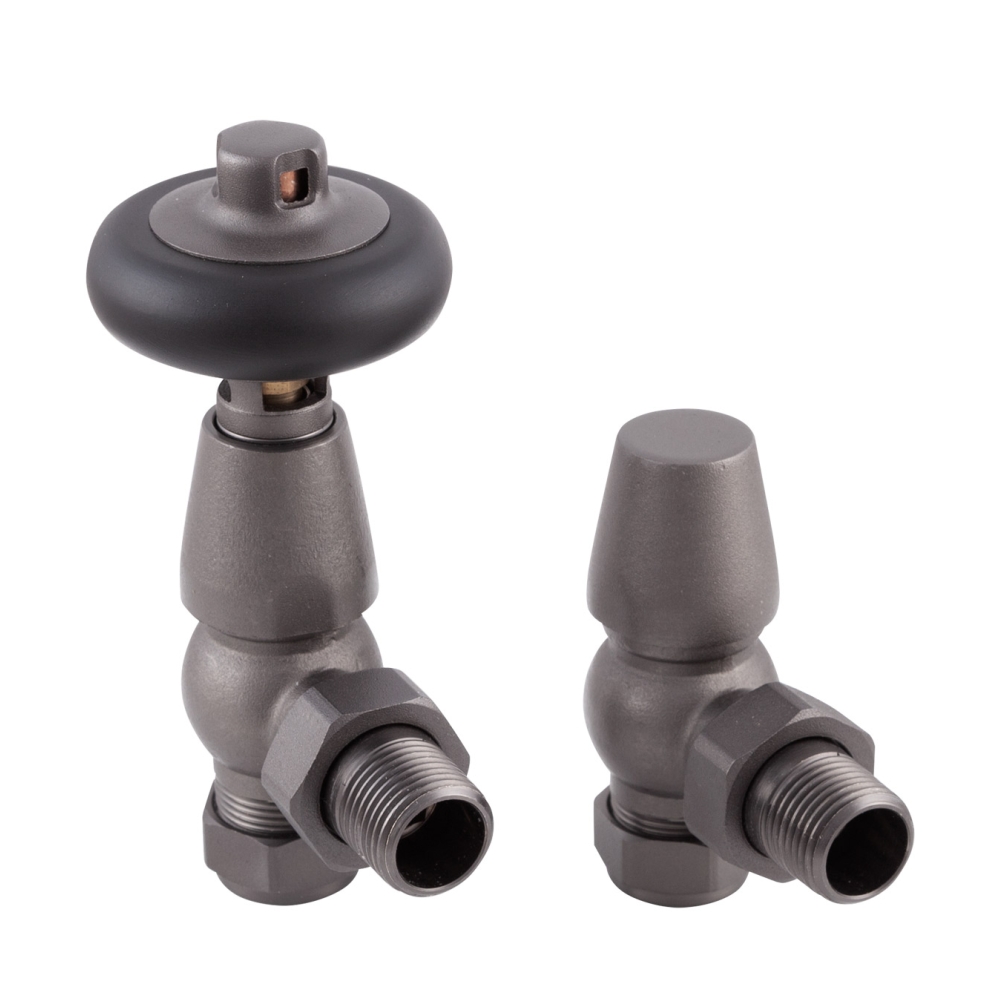 Kingsgrove 15mm Inlet Thermostatic Pewter Valve Set