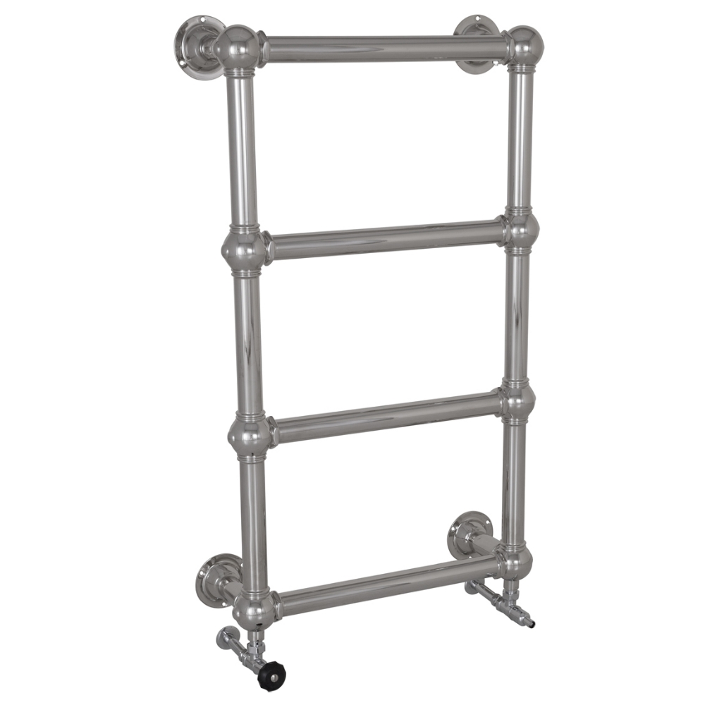 Colossus Steel Wall Mounted Towel Rail Chrome 1000mm x 600mm