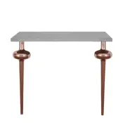 honed black vanity top d with copper legs range