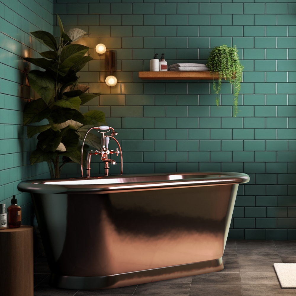 Siena Copper Bath Tub Mobile