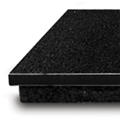Absolute Black Granite Hearth 4 Piece 152x46cm