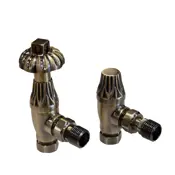 crocus thermostatic valve antique brass lacquered range