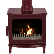 carron eco 2022 5kw stove red enamel range