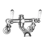 wall mounted bath filler chrome range