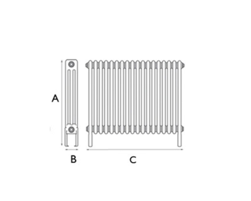 New York 3 Column 18 Section Line Drawing