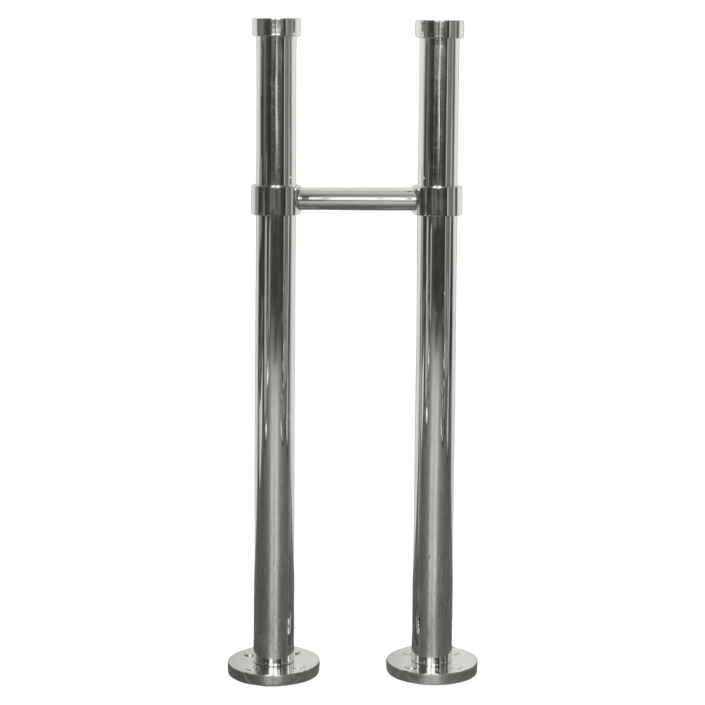 Milton Adjustable Floor Standpipes in Nickel