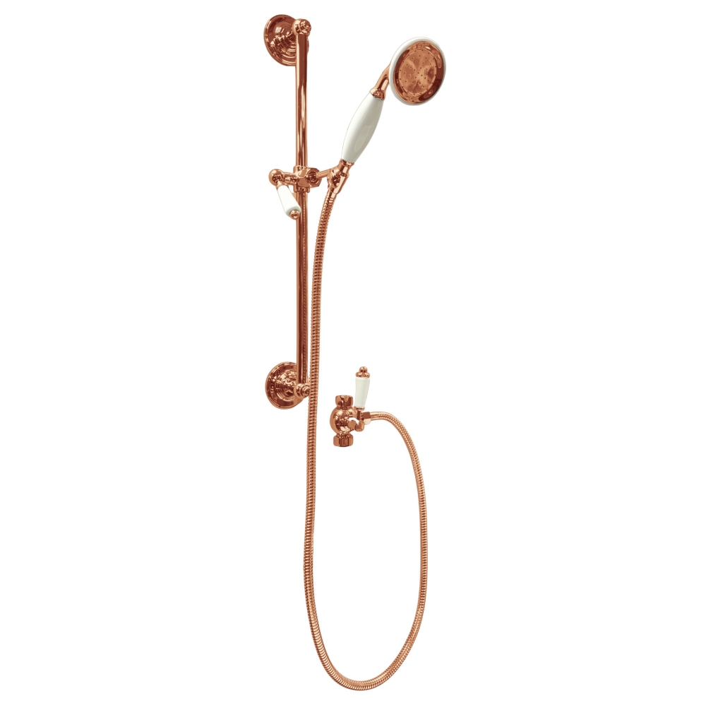 Milton Handheld Shower With Slider Diverter in Copper