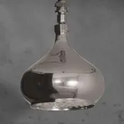 trombone shower head small nickel range