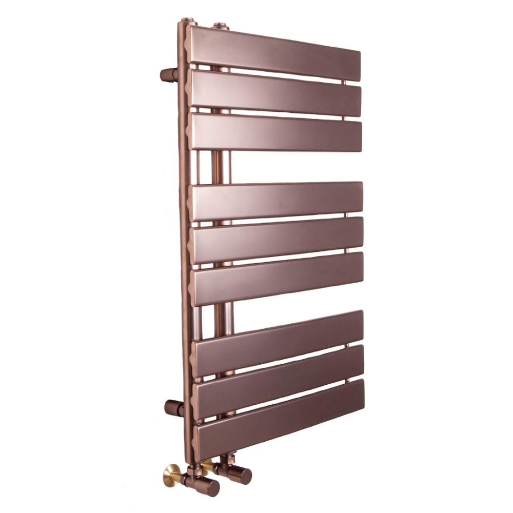 Seattle 9 Rail Towel Rail Brushed Bronze
