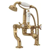 deck mounted bath shower mixer taps brass range