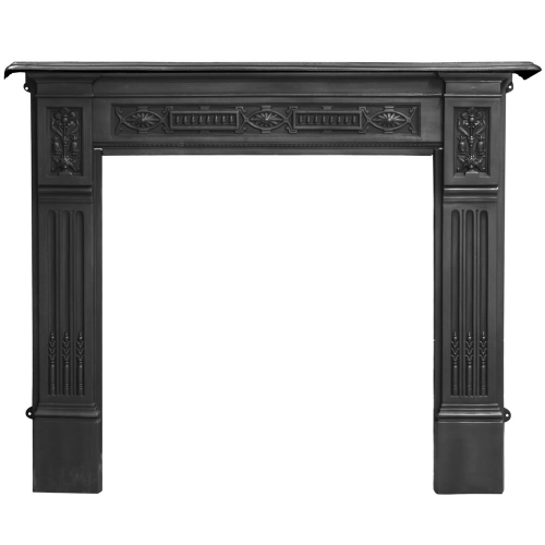 Albert Black Cast Iron Fireplace Surround