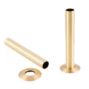 pipe shroud brushed brass lacquered range