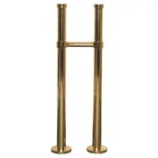 floor standing adjustable pipes brass