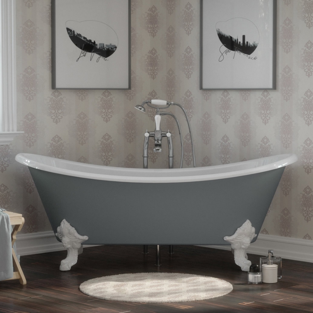 Tebb Roll Top Cast Iron Bath