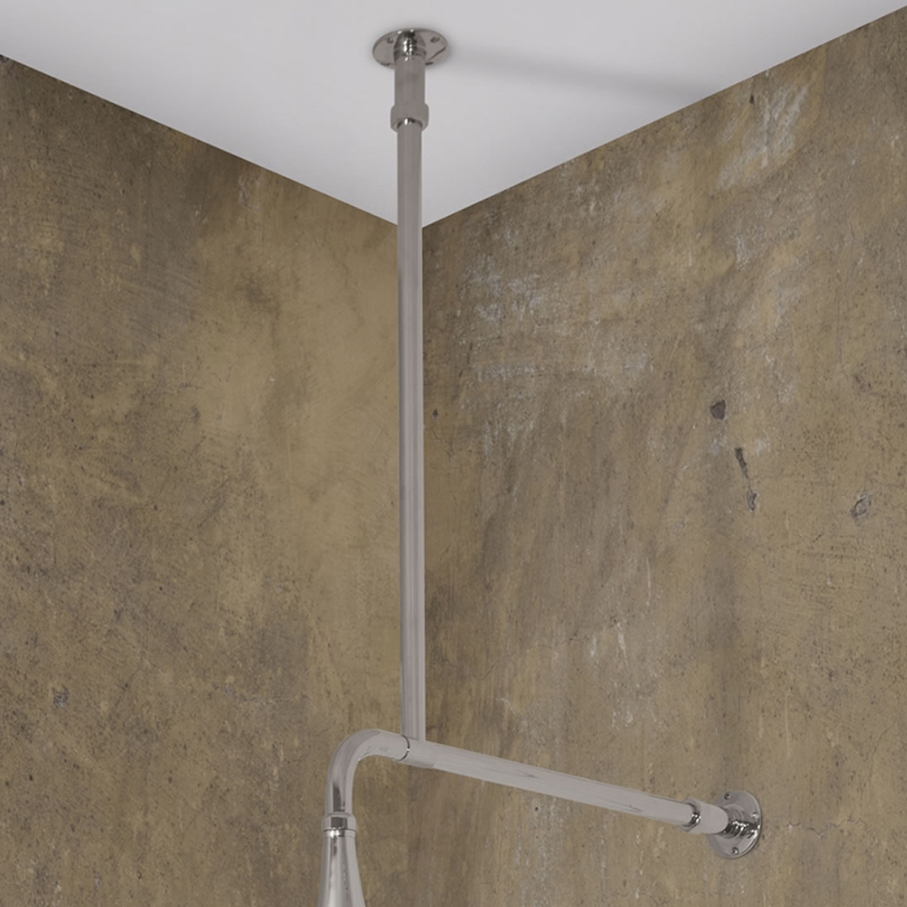 Nickel Shower Arm