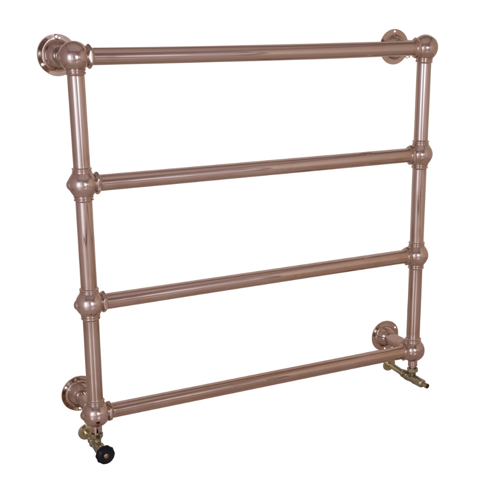 Colossus Steel Wall Mounted Towel Rail Copper 1000mm x 1100mm