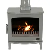 carron eco 2022 5kw stove green enamel range