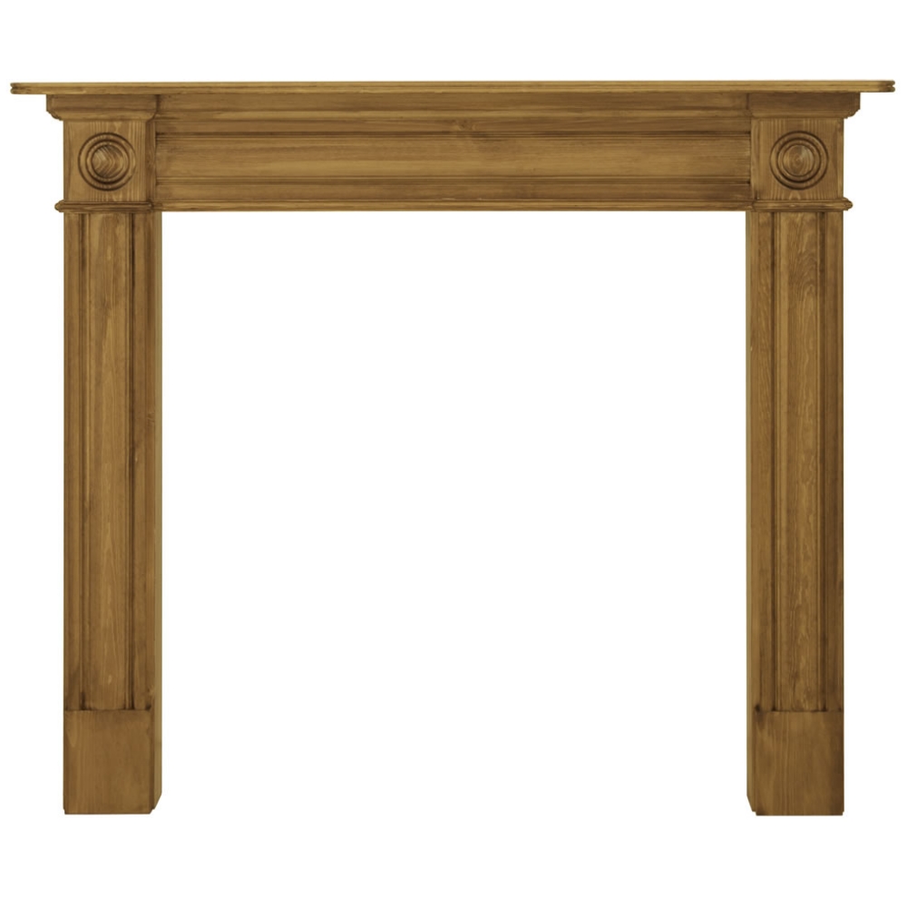 Derry Waxed Solid Pine Fireplace Surround