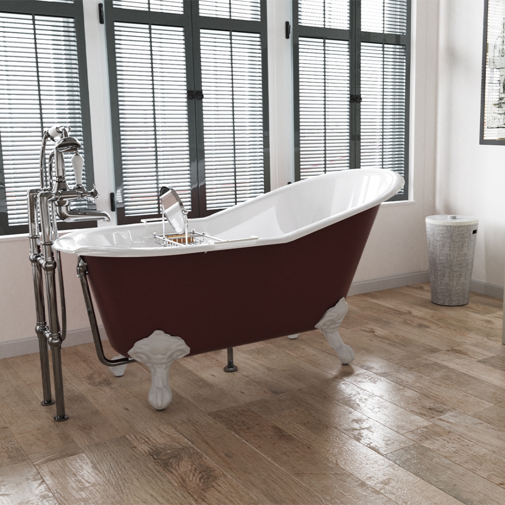 Como Roll Top Cast Iron Bath