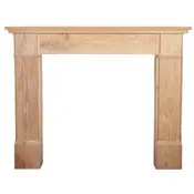 berrington unwaxed solid pine fireplace surround range