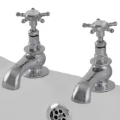 hurlingham bath deck mounted bath taps