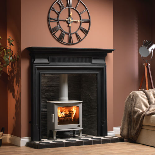 Carron ECO 5kW Stove Ash Grey Enamel